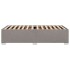 Estructura de cama sin colchón tela taupe 90x200
