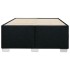 Estructura de cama sin colchón tela negro 120x200
