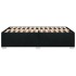 Estructura de cama sin colchón tela negro 120x200