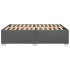 Cama sin colchón tela gris oscuro 140x190