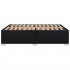 Cama sin colchón tela negro 160x200