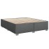 Cama sin colchón tela gris oscuro 200x200