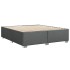 Cama sin colchón tela gris oscuro 200x200