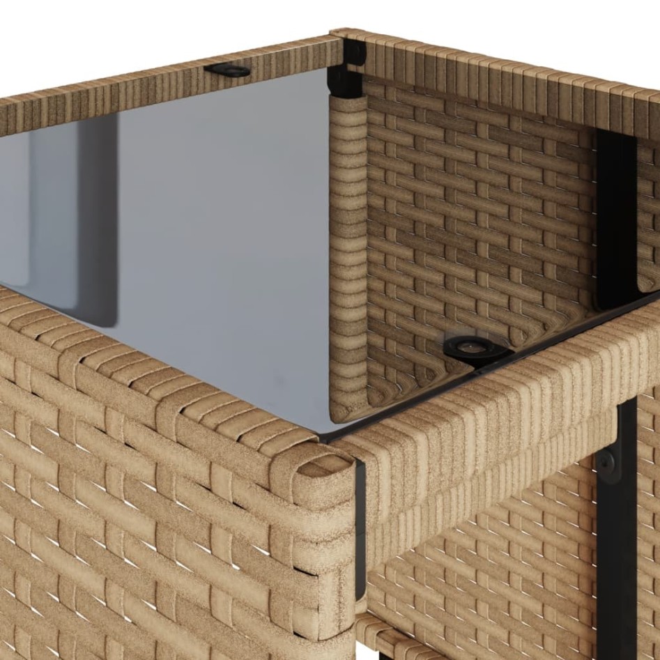 Juego de sofás jardín con cojines 4 pzas ratán sintético