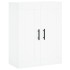 Aparador alto madera contrachapada blanco 69,5x34x180