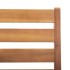 Juego de comedor de jardín 6 piezas madera maciza de