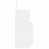 Set muebles de baño 3 piezas madera contrachapada blanco