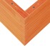 Jardinera madera maciza de pino marrón cera 70x70x45,5