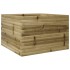 Jardinera de madera de pino impregnada 70x70x45,5