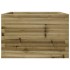 Jardinera de madera de pino impregnada 70x70x45,5