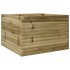 Jardinera de madera de pino impregnada 70x70x45,5