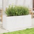 Jardinera de madera maciza de pino blanco 110x40x45,5