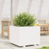 Jardinera madera maciza de pino blanco 60x60x49,5