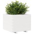 Jardinera madera maciza de pino blanco 60x60x49,5