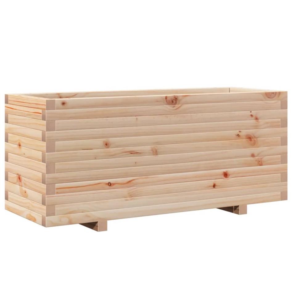 Jardinera madera maciza de pino 110x40x49,5