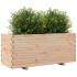 Jardinera madera maciza de pino 110x40x49,5
