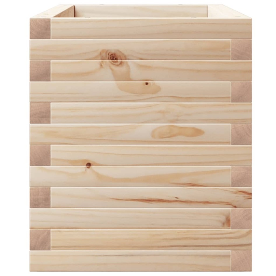 Jardinera madera maciza de pino 110x40x49,5