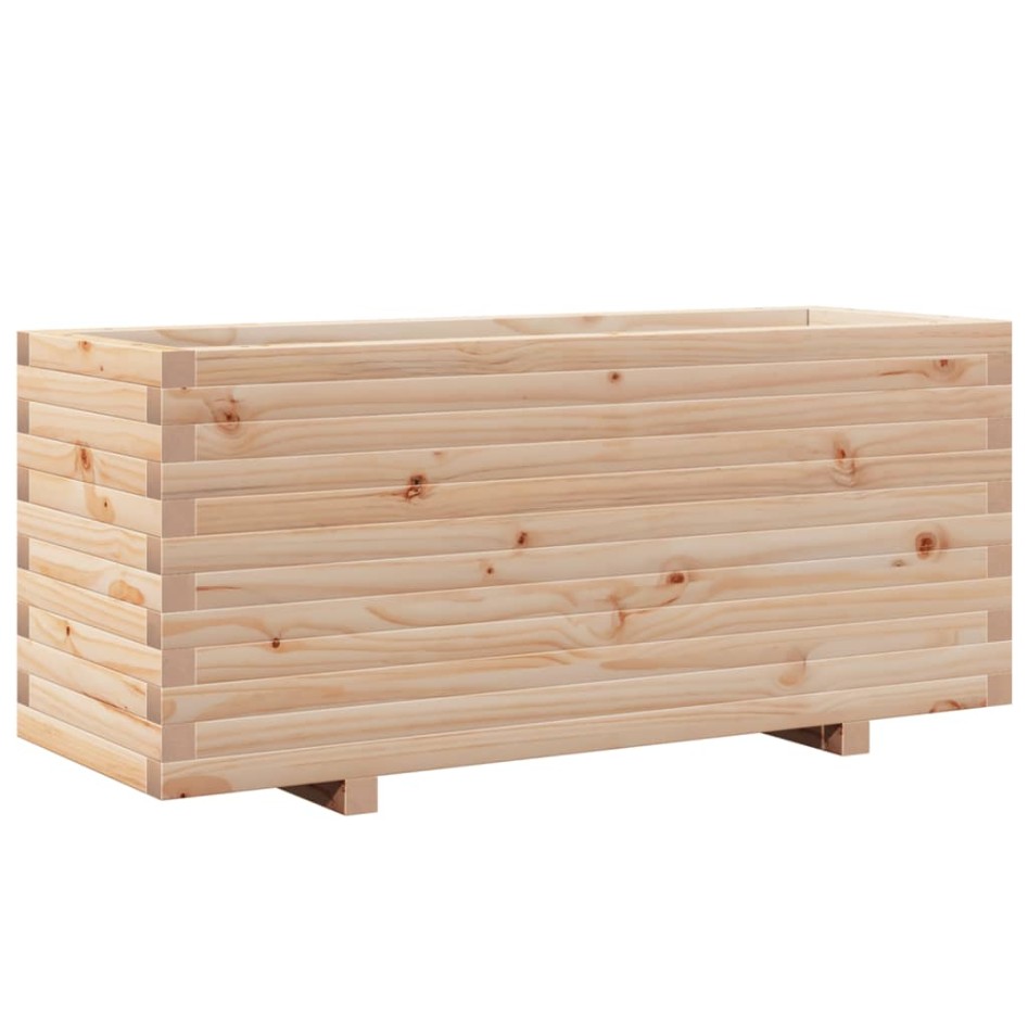 Jardinera madera maciza de pino 110x40x49,5