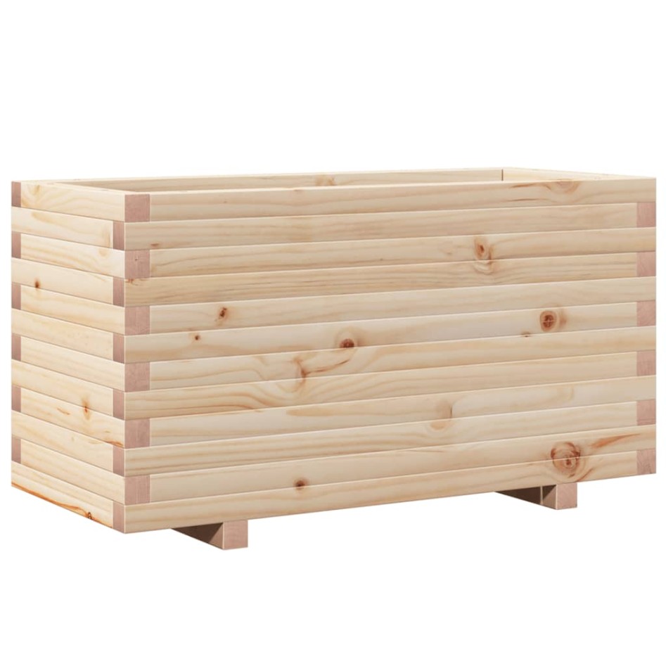 Jardinera madera maciza de pino 90x40x49,5