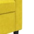 Sofá de 2 plazas terciopelo amarillo 140
