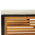 Mesa de jardín con taburete madera maciza de