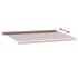 Toldo retráctil manual marrón 600x300