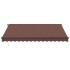 Toldo retráctil manual marrón 400x300