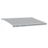 Toldo retráctil manual gris antracita y blanco 500x300