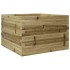 Jardinera de madera de pino impregnada 70x70x46