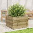 Jardinera de madera de pino impregnada 70x70x46