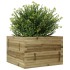 Jardinera de madera de pino impregnada 70x70x46