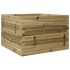 Jardinera de madera de pino impregnada 70x70x46