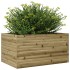 Jardinera de madera de pino impregnada 90x60x46