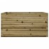 Jardinera de madera de pino impregnada 90x60x46