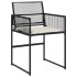 Set de muebles jardín 5 pzas con cojines ratán sintético