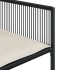 Set de muebles jardín 5 pzas con cojines ratán sintético