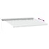 Toldo retráctil manual luz LED antracita y blanco 500x300