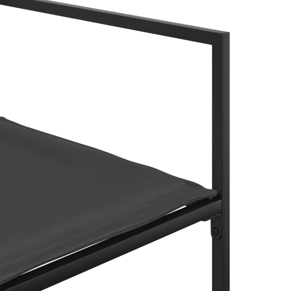 Juego de comedor de jardín 7 pzas con cojines textileno