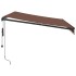Toldo retráctil automático burdeos 300x250