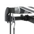 Toldo retráctil automático luz LED antracita blanco 450x300