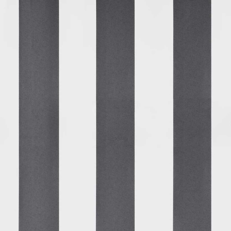 Toldo retráctil manual antracita y blanco