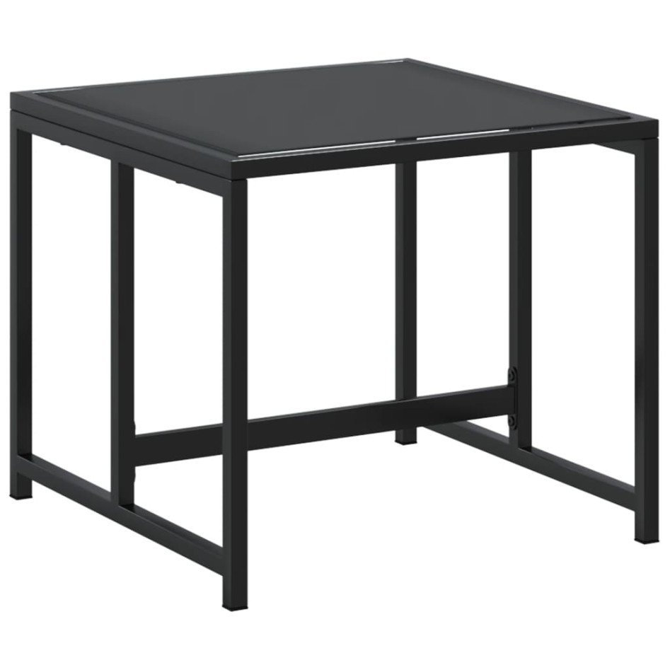 Taburetes de jardín con cojines 4 uds acero y textilene