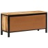 Banco zapatero de madera maciza de mango rugosa 110x35x51