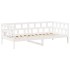 Sofá cama madera maciza de pino blanco 80x200