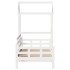 Sofá cama madera maciza de pino blanco 80x200
