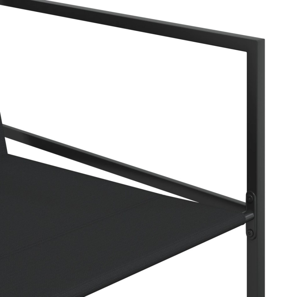 Juego de comedor para jardín 7 piezas textilene