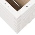 Jardinera madera maciza de pino blanco 100x100x49,5