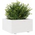 Jardinera madera maciza de pino blanco 90x90x49,5