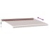 Toldo retráctil automático marrón 500x350