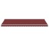 Toldo retráctil automático burdeos 600x300